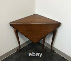 Solid Mahogany Queen Anne Style Napkin Table