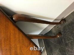 Solid Mahogany Queen Anne Style Napkin Table