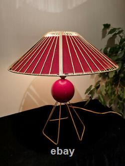 Sputnik Inspired Late 1950's/Early 60's Table Lamp J. S. Peress
