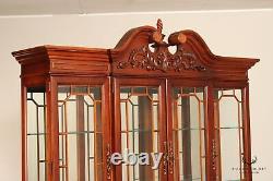 Stanley Furniture Chippendale Style Breakfront China Cabinet