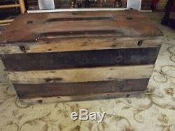 Steamer trunk, antique, late 1800's or early 1900's