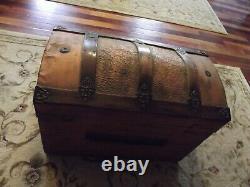 Steamer trunk, antique, late 1800's or early 1900's