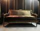 Stunning Louis XVI Style Reupolstered Silk Velvet Sofa Late 1800s