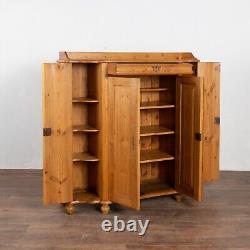 Tall Pine Sideboard Cabinet, Sweden circa 1880