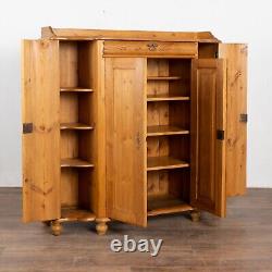 Tall Pine Sideboard Cabinet, Sweden circa 1880