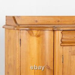 Tall Pine Sideboard Cabinet, Sweden circa 1880