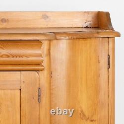 Tall Pine Sideboard Cabinet, Sweden circa 1880