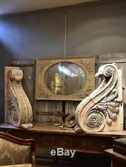 Two large French corbels from the late 18th century