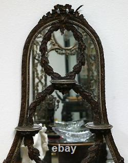Venetian Italian Carved Wood Mirror withShelves Late 19th/E. 20th Century