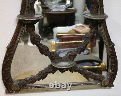 Venetian Italian Carved Wood Mirror withShelves Late 19th/E. 20th Century