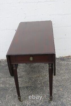 Victorian Late 1800s Drop Leaf Dining Dinette Table 4031