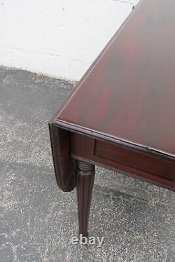 Victorian Late 1800s Drop Leaf Dining Dinette Table 4031