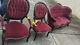 Victorian Late 1800s Loveseat Settee Sofa Couch and 2 his/her chair set