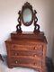 Victorian Walnut Dresser withMirror Late 1800s Original Condition