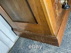 Victorian Walnut Three Drawer Wash Stand/dresser late 19th c. Caster Wheels