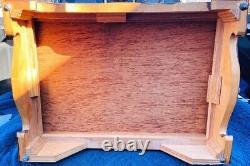 Vintage Asian Chest Burl Wood 11-Drawer Tansu Style Jewelry Lingerie Gentleman's