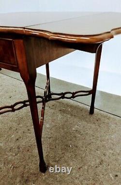 Vintage Drexel Heritage Chippendale Flip-top Mahogany Table