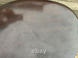 Vintage Ethan Allen Georgian Court Solid Cherry Oval End Table #11-8306