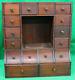 Vintage Late 1800s Early 1900s Small Apothecary/Spice Cabinet 16 Drawer