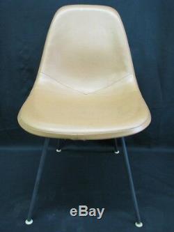 Vintage Late'50s-Early'60s Herman Miller DSX-1 Chair, Original Naugahyde (C)