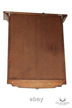 Vintage Mahogany Wall-Mounted Medicine or Spice Cabinet