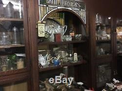 Vintage Oak Back Bar From Pool Hall Late 1800s! Man'fd by Koehler & Hinrichs