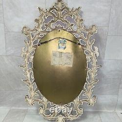 Vintage Turner Framed Wall Fashion Plate Mirror