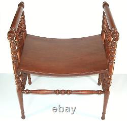 Vintage Victorian Bustle Spindle Chair Late 19th Century