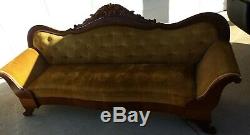 Vintage late 1800's Victorian Rosewood Sofa