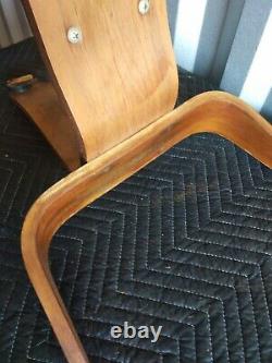 Vtg late 40's LCW 5-2-5 missing back Eames MCM Plywood Lounge Chair 1st gen