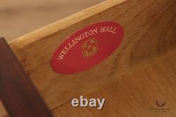 Wellington Hall Federal Style Pair Mahogany Inlaid Pembroke Tables