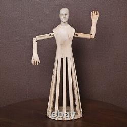 Wooden French figurine decorative Hand Craved Santos Cage Doll Statue Sculpture